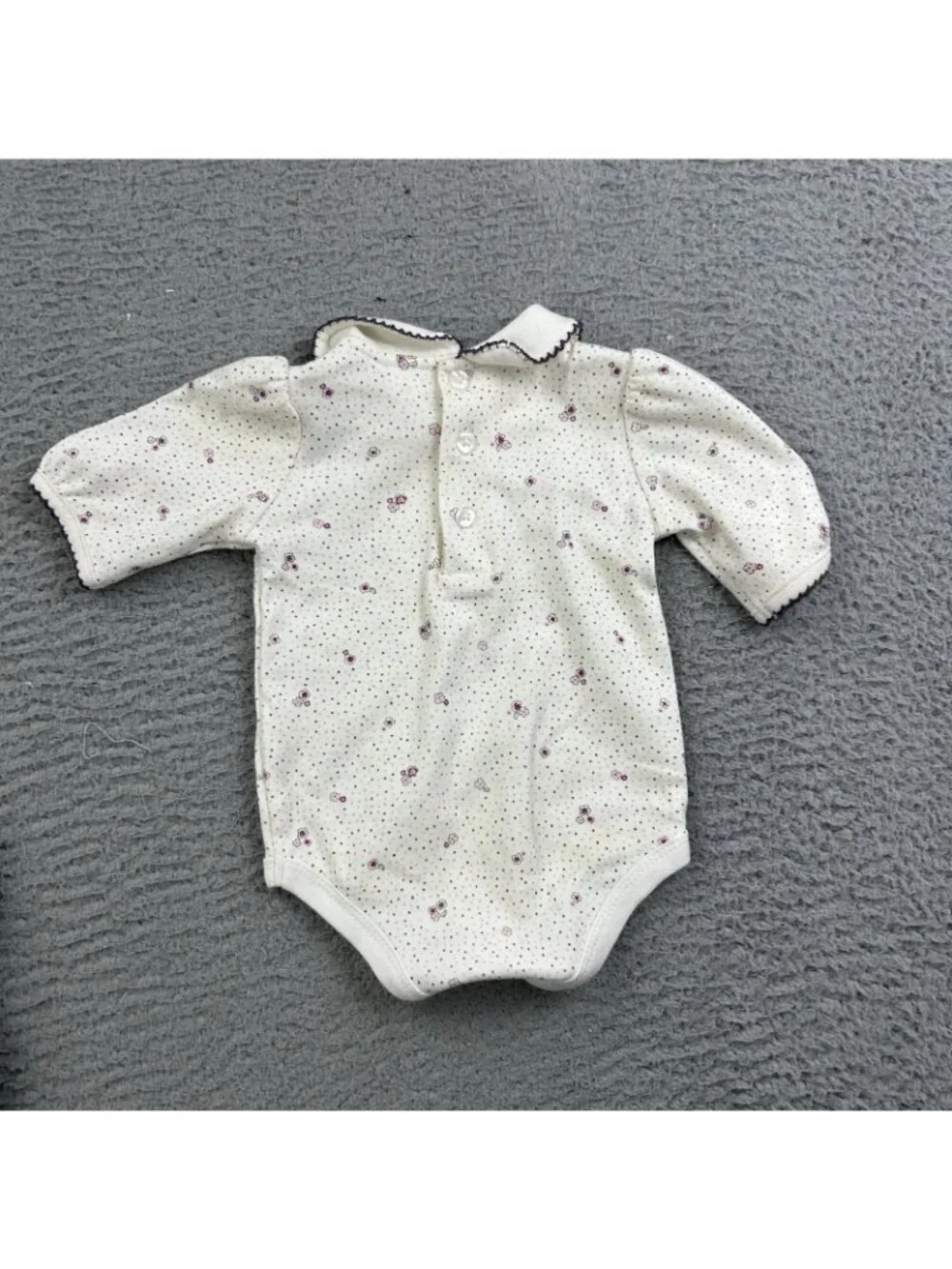 Winnie The Pooh Purple Dress Size Newborn VTG Two Piece Baby Kid